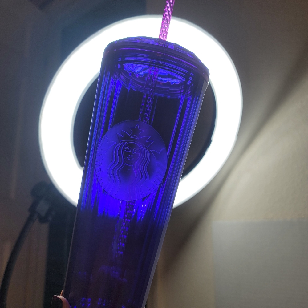 Starbucks venti irridecent purple dome lid tumbler